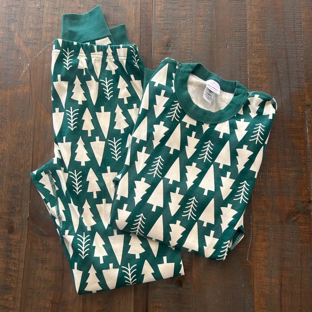 Hanna Andersson Christmas Tree Family Matching Pajamas Unisex